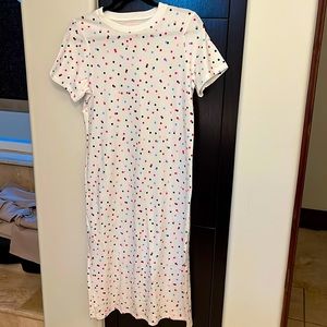 Polka dots!!! Super cute-comfy dress by Bando, small, NWOT, 🥰 adorable